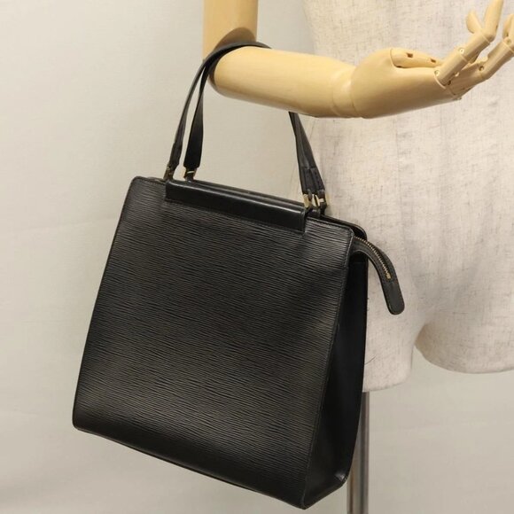 LOUIS VUITTON Epi Figari MM Hand Bag Black - Picture 1 of 16